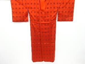 大正ロマン　遠州椿模様織り出し雨コート